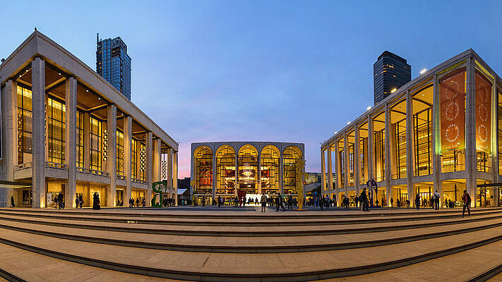 Lincoln Center at Dusk Wall Art