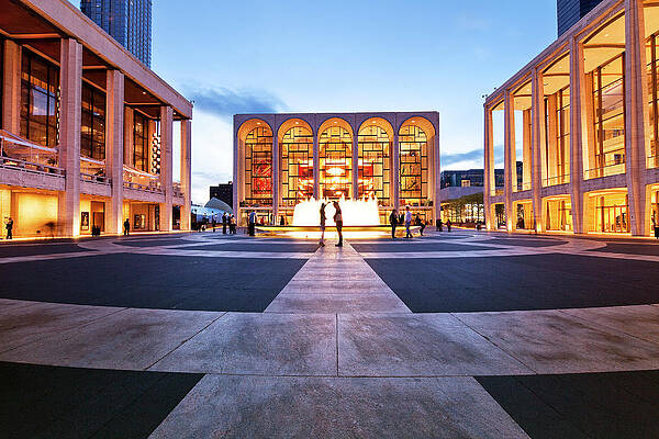 North America Wall Art featuring the digital art Lincoln Center, Nyc by Luigi Vaccarella