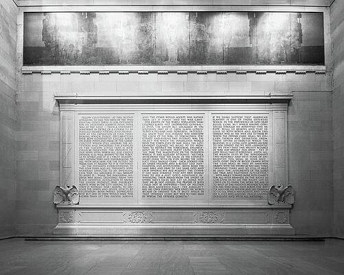 Photograph - Lincoln's 2nd Inaugural Address by American Landscapes