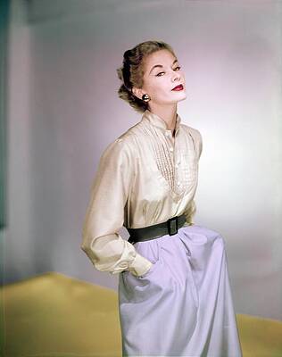 Short Photograph - Lisa Fonssagrives Wearing Vogue Patterns by Horst P. Horst