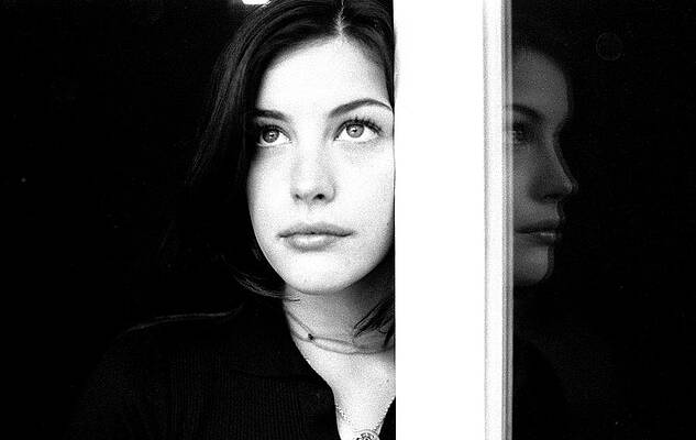 Wall Art featuring the photograph Liv Tyler London 1996 by Martyn Goodacre