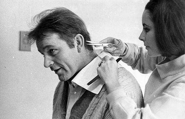 Richard Burton Haircut Moment Wall Art