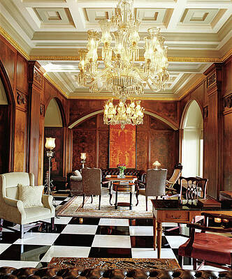 Tower Photograph - Lobby Of The Taj Mahal Palace And Tower Hotel by Tim Beddow