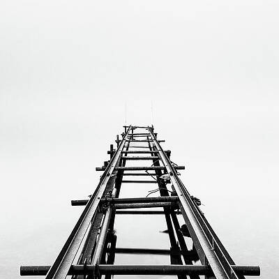 Minimalist Wall Art featuring the photograph Loch Lomond Mist by Grant Glendinning