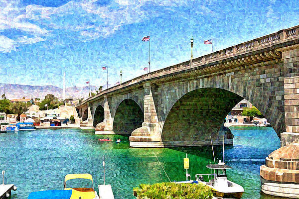 Arizona Photograph - London Bridge In Arizona by Tatiana Travelways