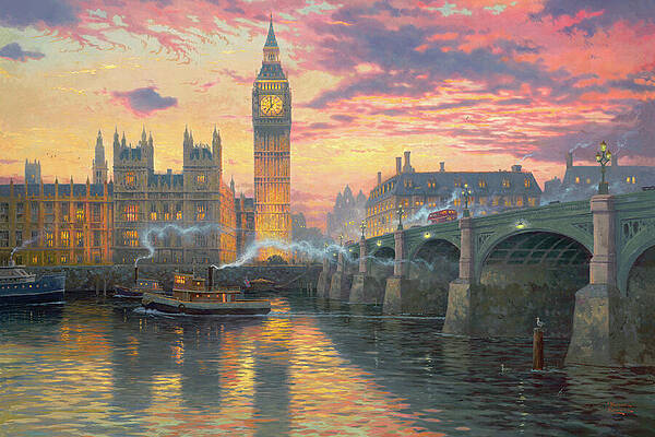 City Wall Art for Sale by Thomas Kinkade
