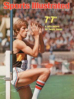 Dwight Stones Sets High Jump Record Photograph