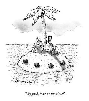 Clock Drawing - Look At The Time by David Borchart