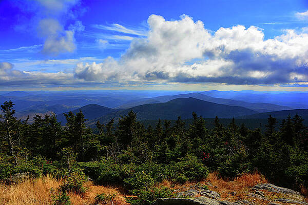 Looking Southeast From Killington Summit Print