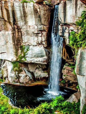 Summer Wall Art featuring the photograph Lookout Mountain Waterfall by Joann Copeland-Paul