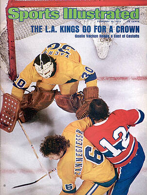 L.A. Kings Hockey Action in 1975 Wall Art