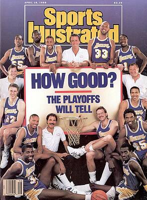 Lakers Team Sports Illustrated Cover 1988 Photograph
