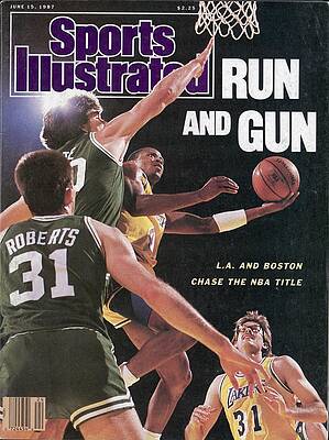 Byron Scott in 1987 NBA Finals Photograph