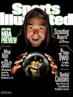 Phil Jackson NBA Preview Cover Photograph