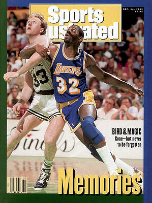 Magic Johnson on Sports Illustrated Cover Wall Art