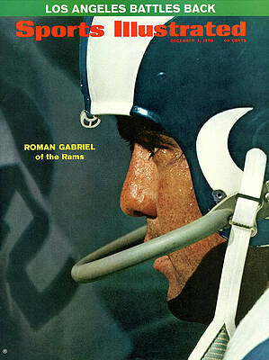 Roman Gabriel on Sports Illustrated Cover Wall Art