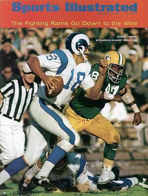 Roman Gabriel vs Green Bay Packers Wall Art