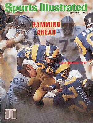 1981 Sports Illustrated Cover Featuring Wendell Tyler Wall Art