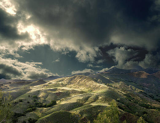 Wall Art featuring the photograph Los Padres National Forest East Of by Ed Freeman