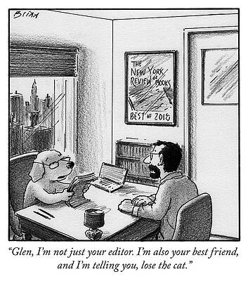 Cartoon Dog Editor Advice Drawing