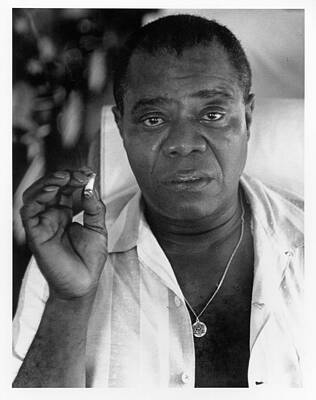 Louis Armstrong Smoking Wall Art