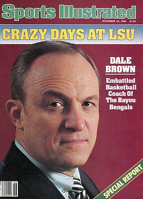 Dale Brown on Sports Illustrated Cover Photograph