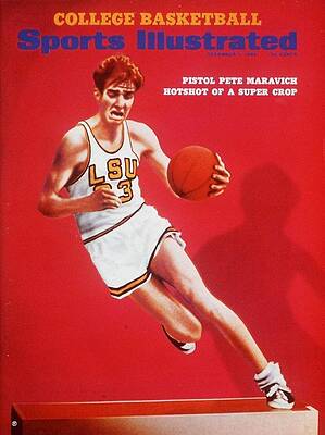 Pete Maravich Sports Illustrated Cover Wall Art