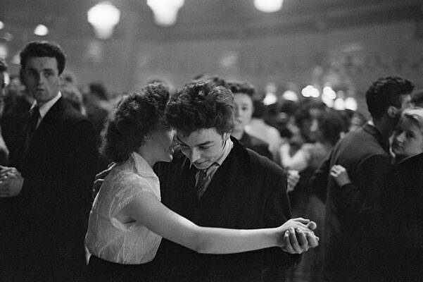 1950s Ballroom Dance Scene Wall Art
