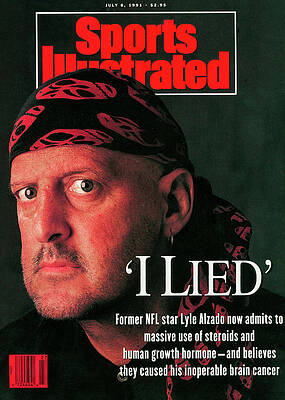Lyle Alzado on Sports Illustrated Cover Wall Art