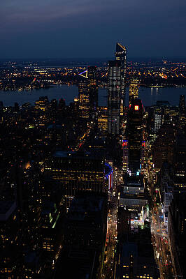 Wall Art featuring the photograph Madison Square Garden At Night by Crystal Wightman