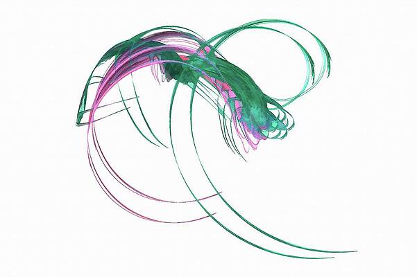 Wall Art featuring the digital art Magic Bug Monster Green by Don Northup