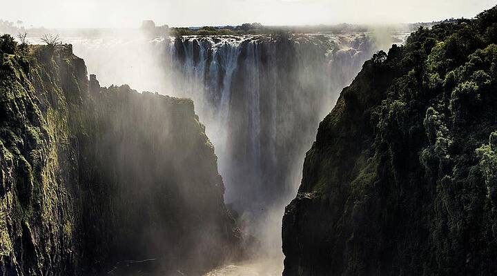 Travel Photograph - Majestic Victoria Falls by Robert Grac
