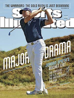 Jordan Spieth Swinging on Magazine Cover Wall Art