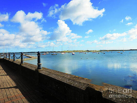 Sky Photograph - Malahide Marina Reflections by Rick Locke - Out of the Corner of My Eye