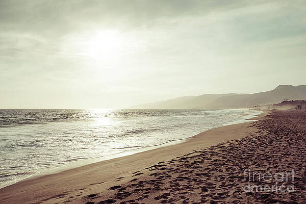 California Wall Art featuring the photograph Malibu California Zuma Beach Sunset Photo by Paul Velgos