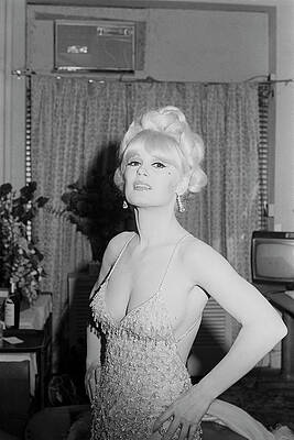 Wall Art featuring the photograph Mamie Van Doren by Art Zelin