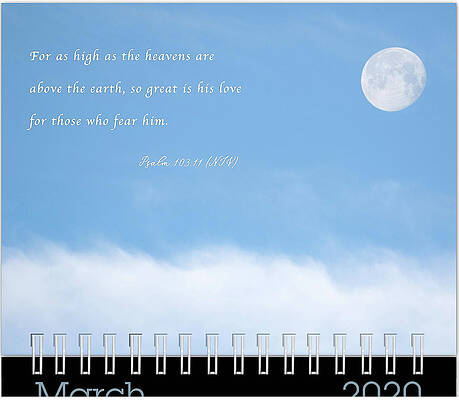 Inspirational Photograph - March 2020 Inspirational Calendar Preview by Joni Eskridge