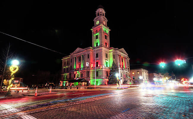 Ohio Wall Art featuring the photograph Marietta Ohio Courthouse by Jonny D