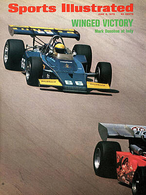 Mark Donohue at Indy Race Photograph