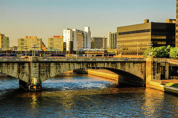 Philadelphia Wall Art featuring the photograph Market Street Bridge by Louis Dallara