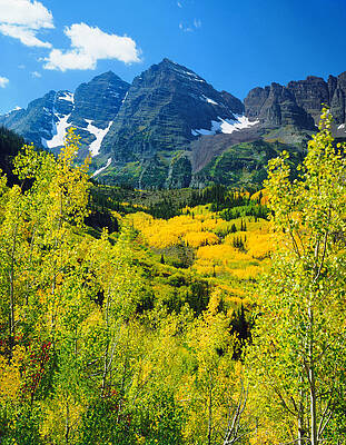 Majestic Mountain Landscape in Autumn Wall Art