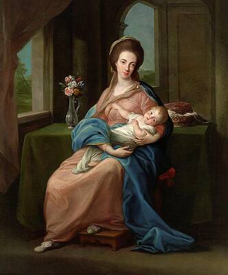 Pompeo Batoni Painting - Mary Taylour, Viscountess Of Headfort, Later Countess by Pompeo Batoni