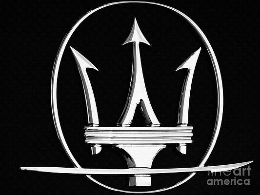 Photograph - Maserati's Trident Badge by Stefano Senise