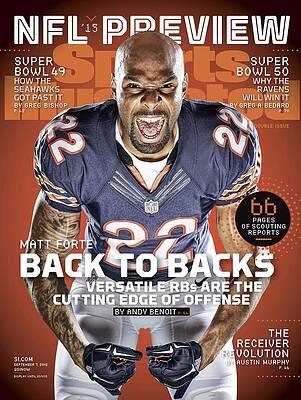 Matt Forte NFL 2015 Sports Illustrated Cover Wall Art