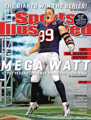 J.J. Watt on Sports Illustrated Cover Wall Art