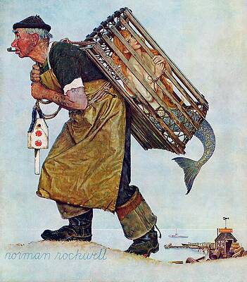 Mermaid by Norman Rockwell