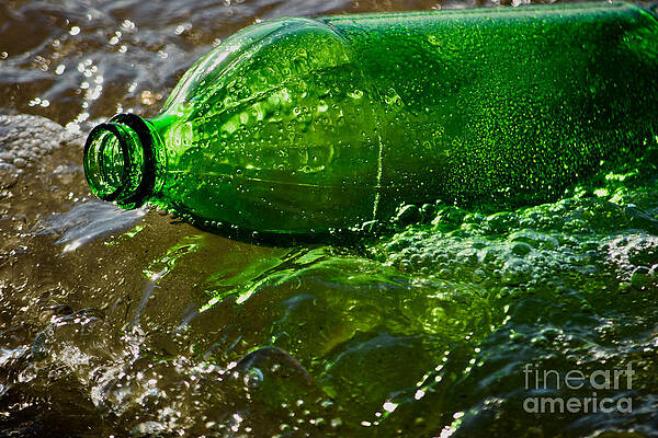Wall Art featuring the photograph Message In A Bottle by Debra Banks