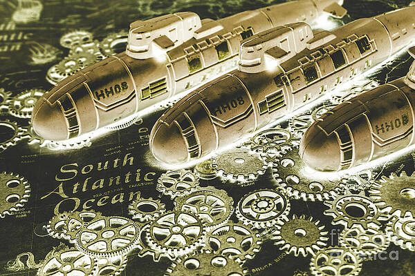 Wall Art featuring the photograph Metal Gear Subbing by Jorgo Photography