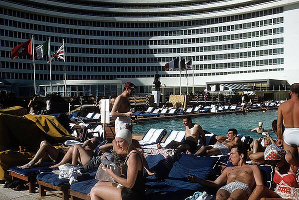 Wall Art featuring the photograph Miami Beach Hotels by Michael Ochs Archives