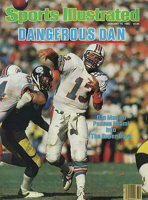 Dan Marino Throws a Pass Photograph